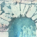 17.2.2014 (Wiederstedt); Aquatinta und Hochdruck; 350g B&uuml;tten, 50x40cm; Auflage 85, 140,00&euro;